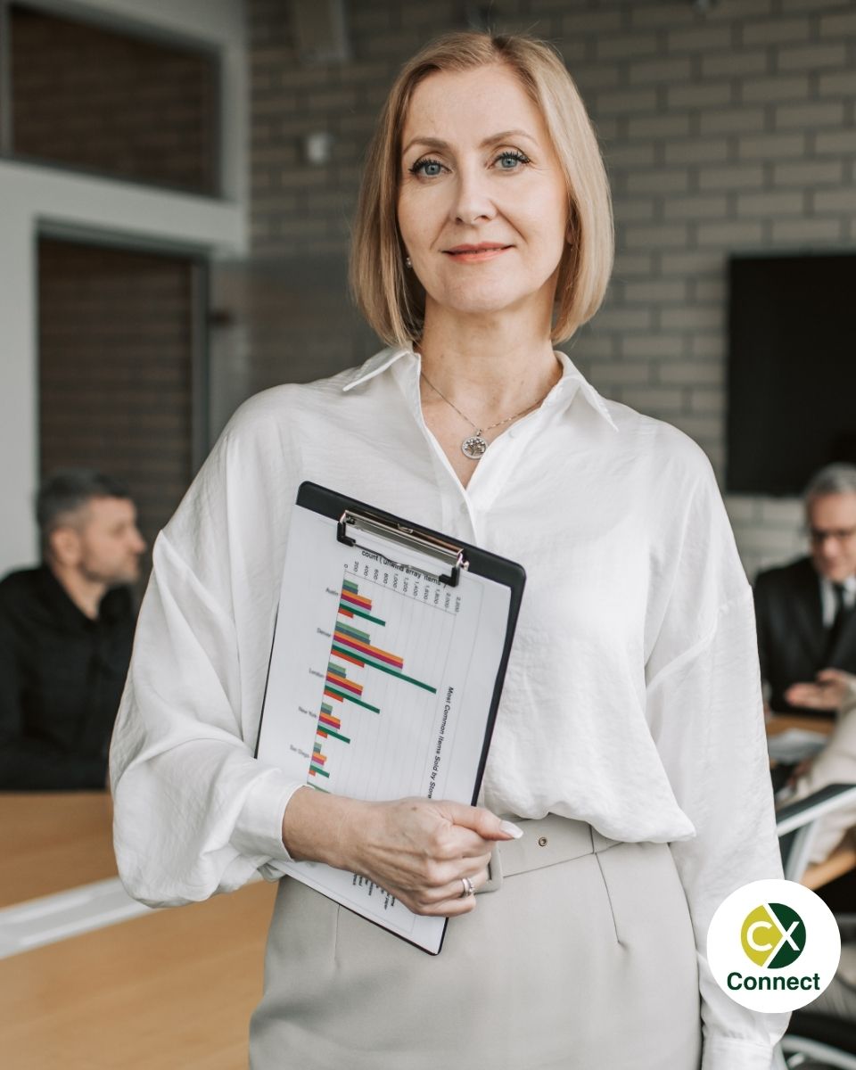 CX consultant advising a contact centre team